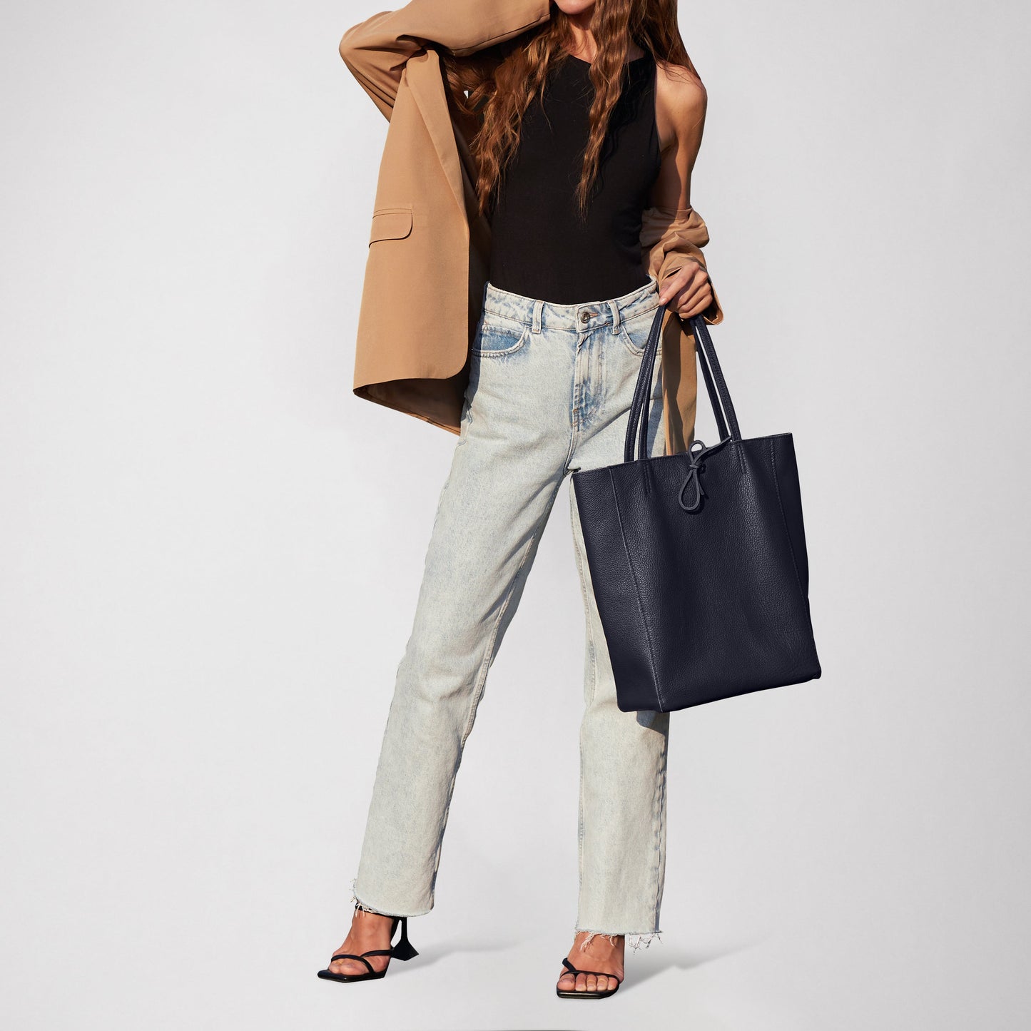 Italian Genuine Calf Leather Tote Bag 201718 TAKEASY