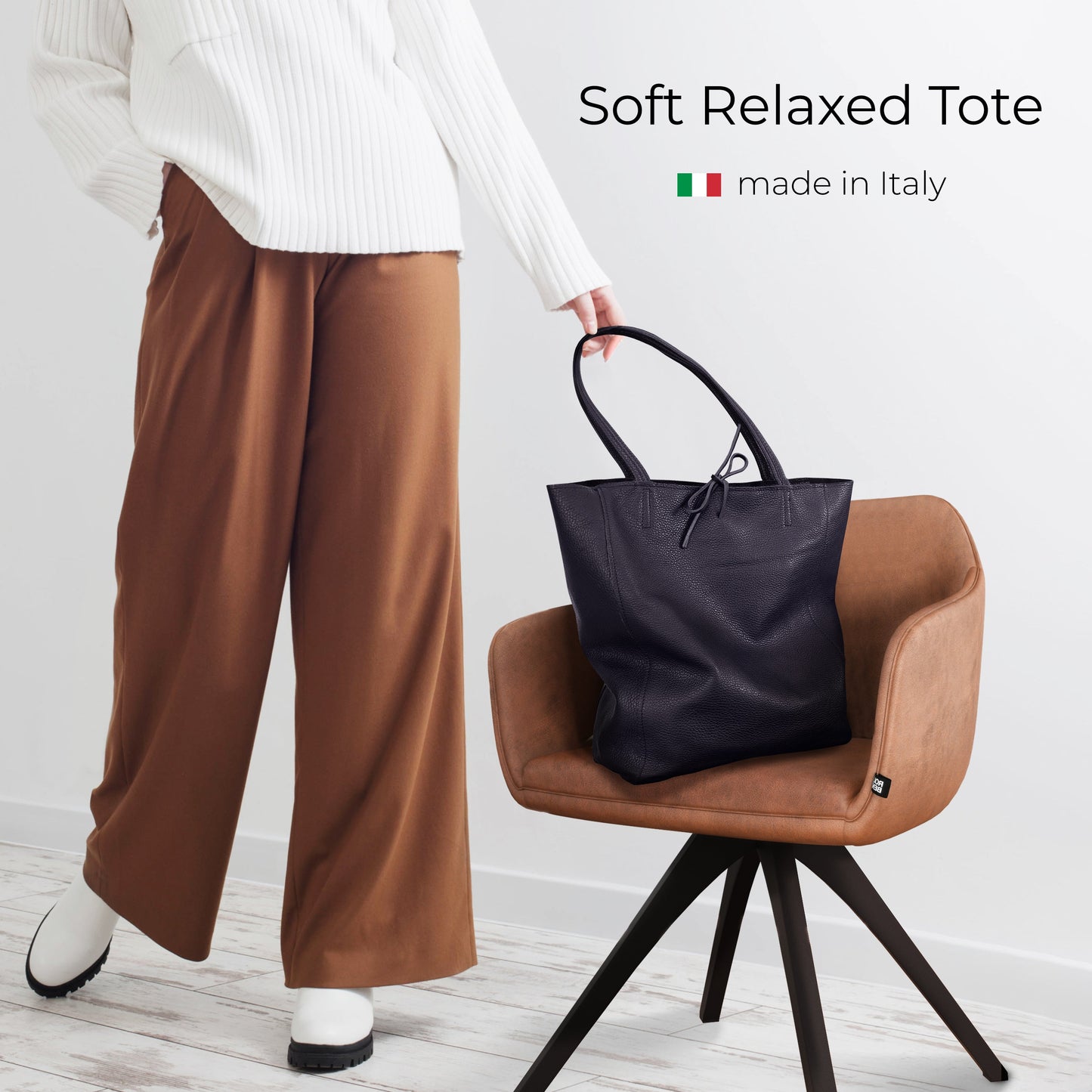 Italian Genuine Calf Leather Tote Bag 201718 TAKEASY