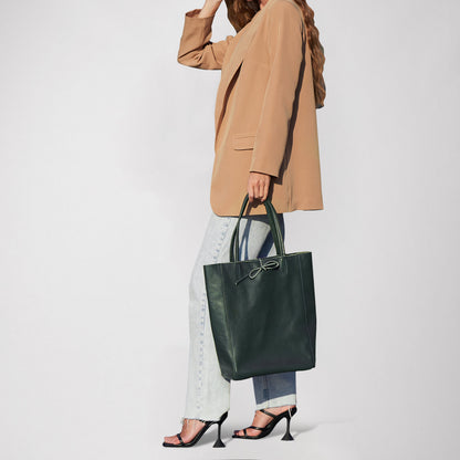 Italian Genuine Calf Leather Tote Bag 201718 TAKEASY