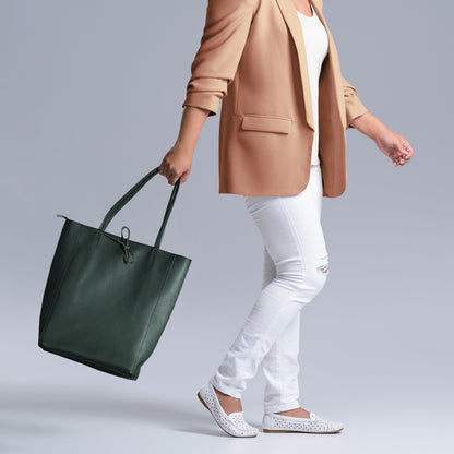 Italian Genuine Calf Leather Tote Bag 201718 TAKEASY
