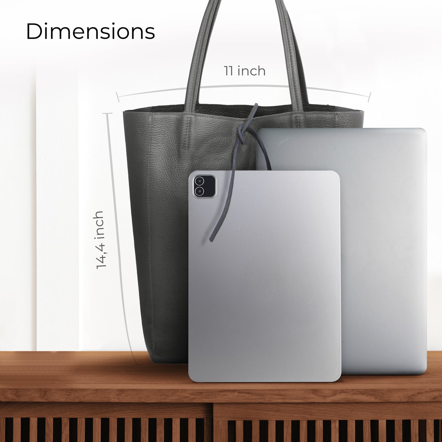Italian Genuine Calf Leather Tote Bag 201718 TAKEASY