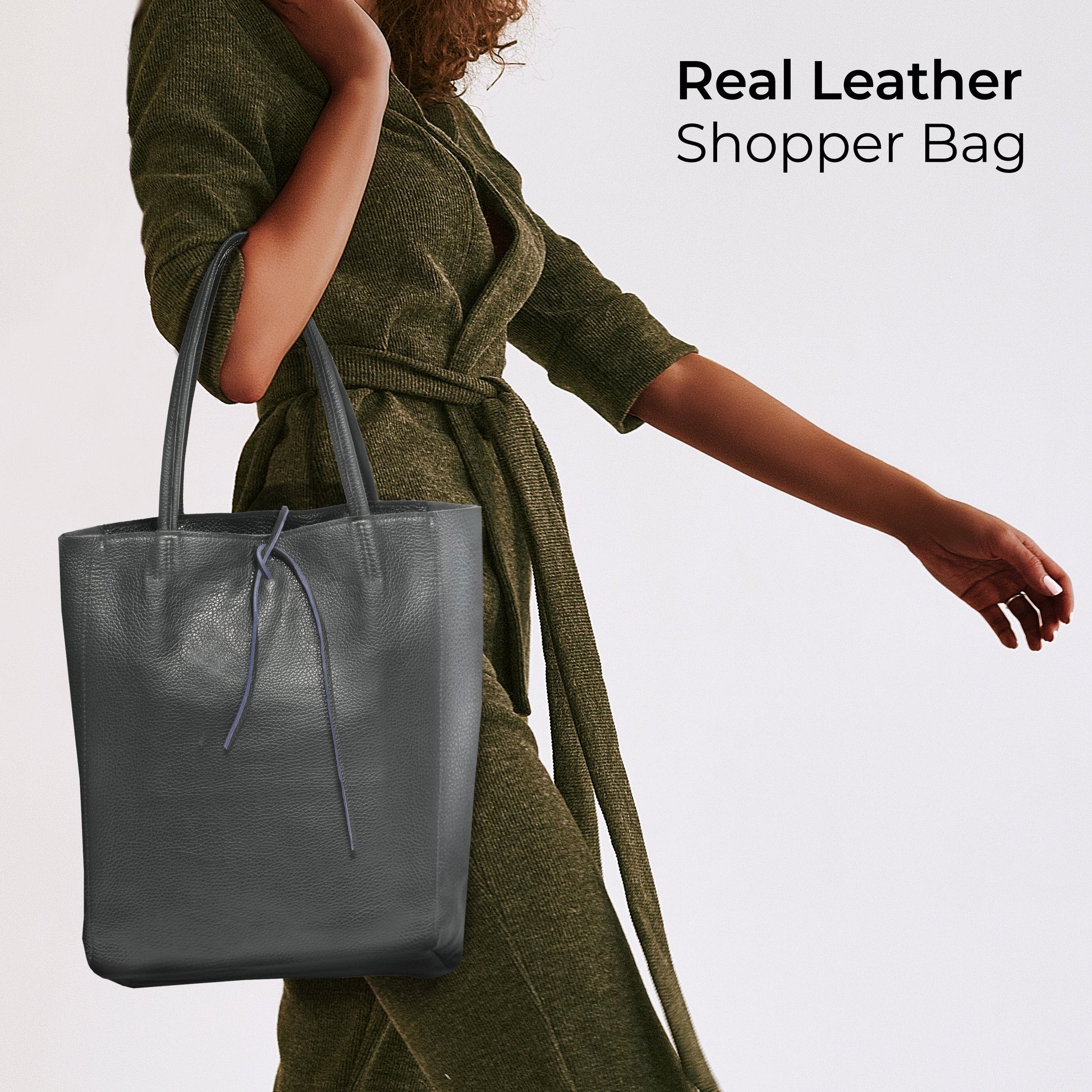 Italian Genuine Calf Leather Tote Bag 201718 TAKEASY