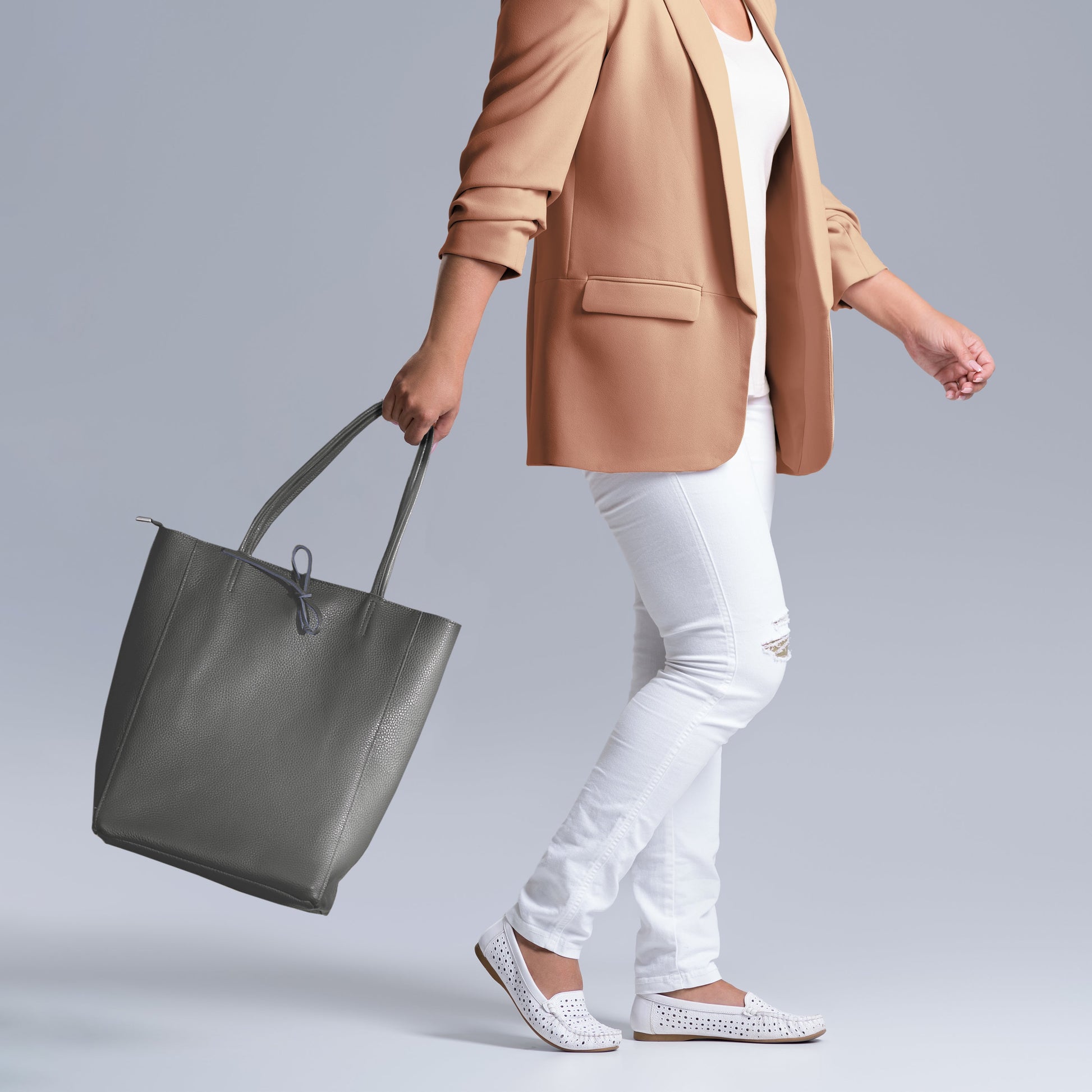 Italian Genuine Calf Leather Tote Bag 201718 TAKEASY