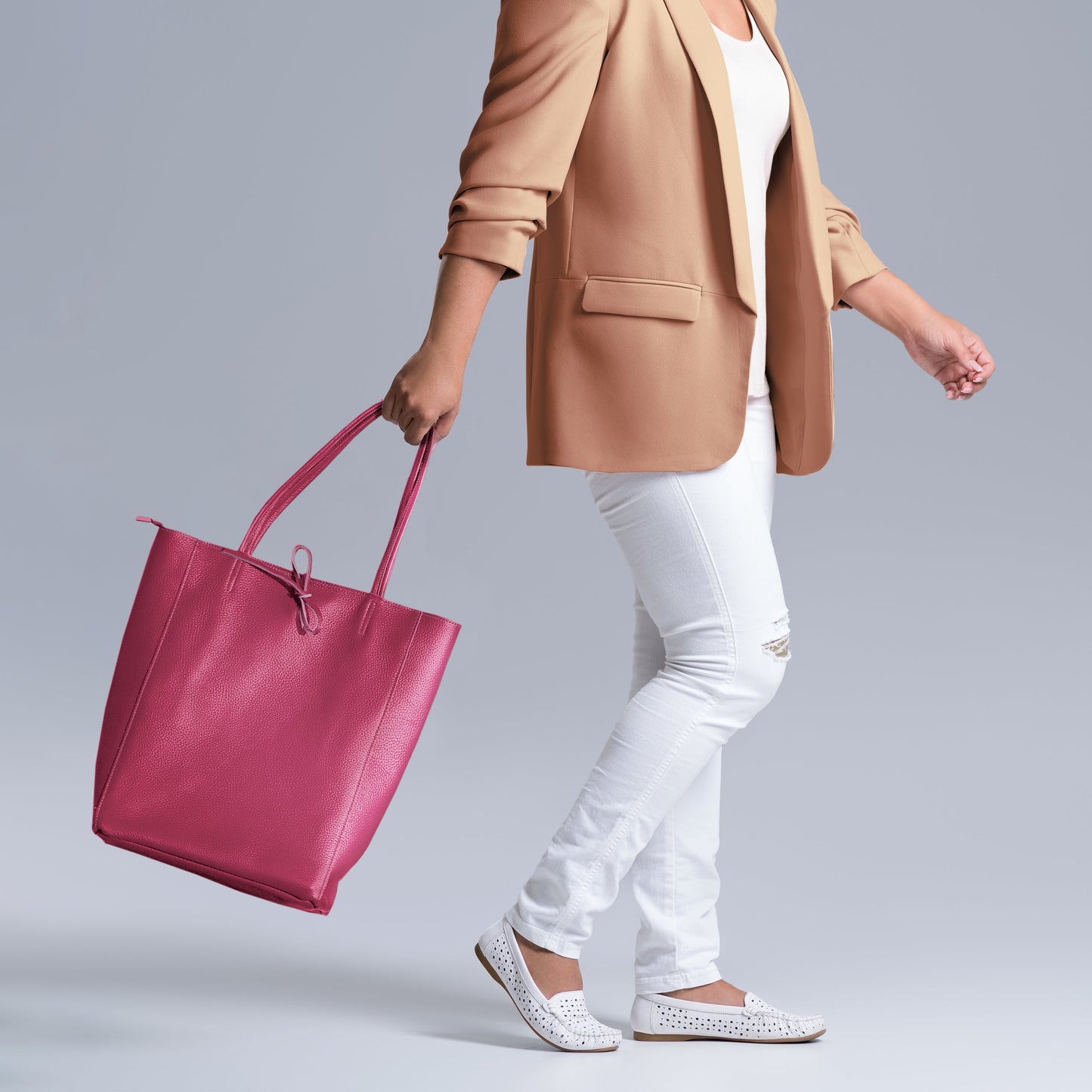 Italian Genuine Calf Leather Tote Bag 201718 TAKEASY
