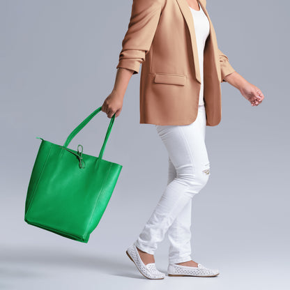 Italian Genuine Calf Leather Tote Bag 201718 TAKEASY