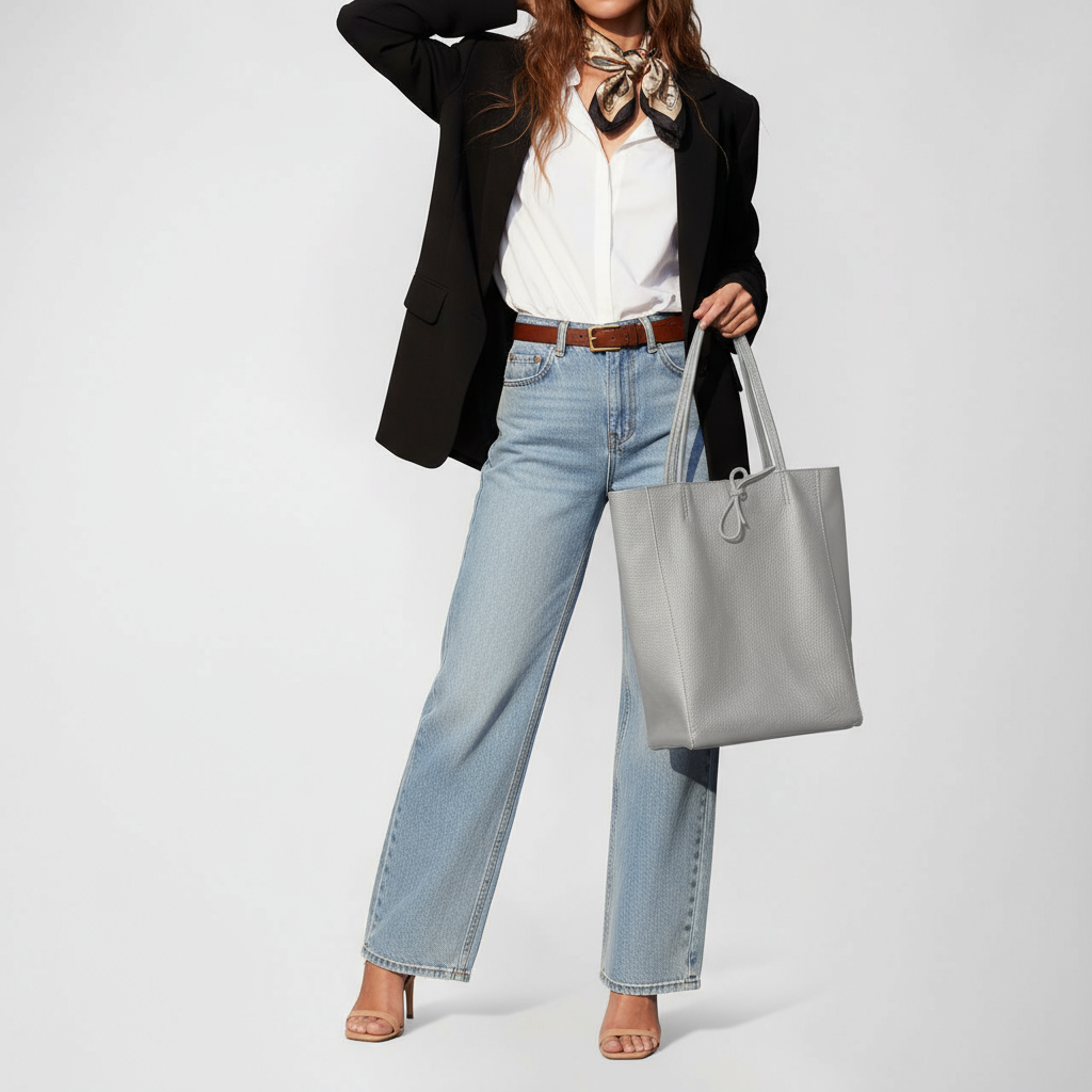 Italian Genuine Calf Leather Tote Bag 201718 TAKEASY