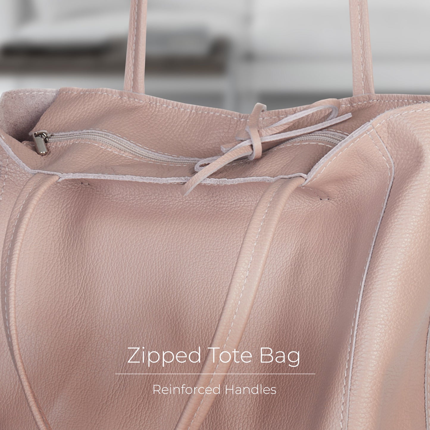Italian Genuine Calf Leather Tote Bag 201718 TAKEASY