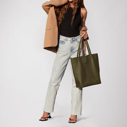 Italian Genuine Calf Leather Tote Bag 201718 TAKEASY