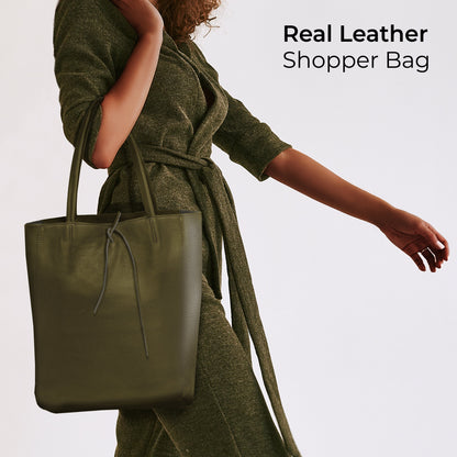 Italian Genuine Calf Leather Tote Bag 201718 TAKEASY