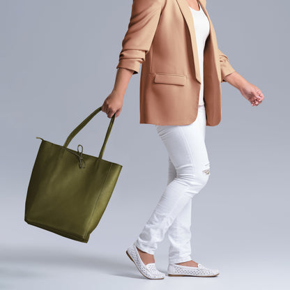 Italian Genuine Calf Leather Tote Bag 201718 TAKEASY