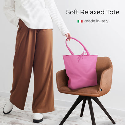 Italian Genuine Calf Leather Tote Bag 201718 TAKEASY