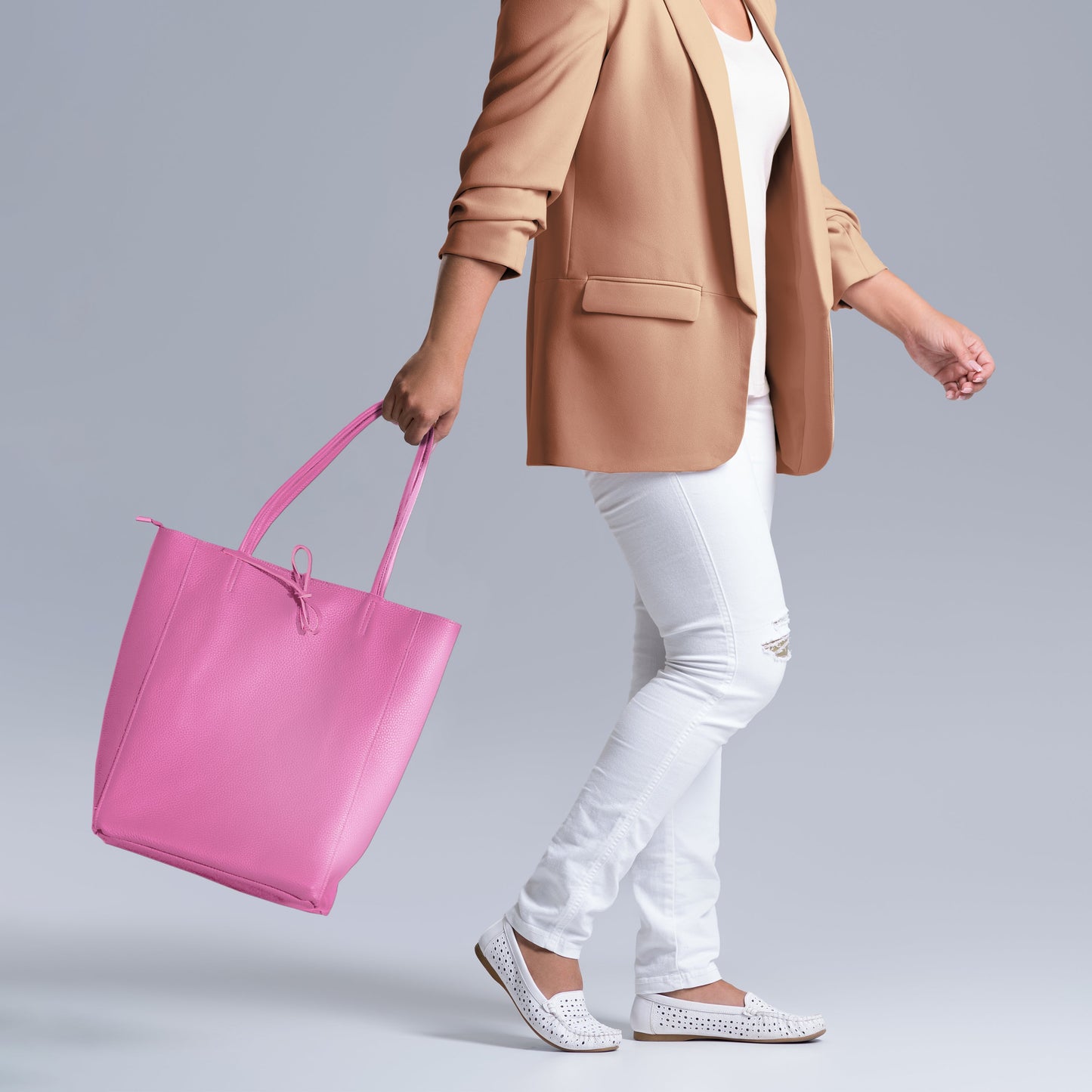 Italian Genuine Calf Leather Tote Bag 201718 TAKEASY