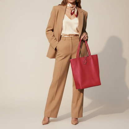 Italian Genuine Calf Leather Tote Bag 201718 TAKEASY