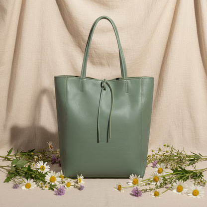 Italian Genuine Calf Leather Tote Bag 201718 TAKEASY