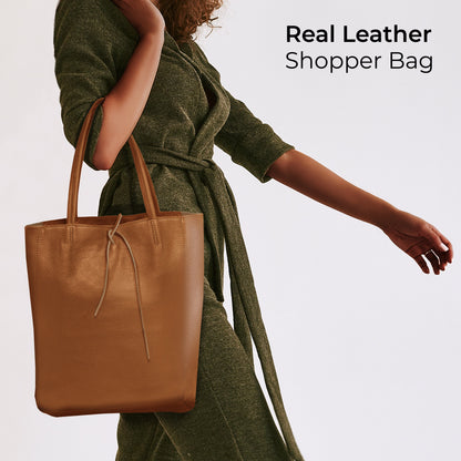 Italian Genuine Calf Leather Tote Bag 201718 TAKEASY
