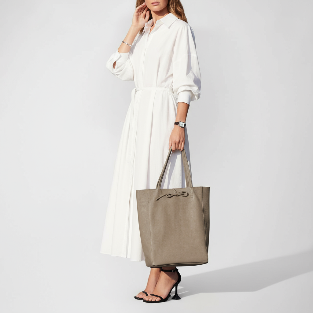 Italian Genuine Calf Leather Tote Bag 201718 TAKEASY