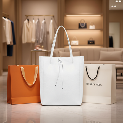 Italian Genuine Calf Leather Tote Bag 201718 TAKEASY
