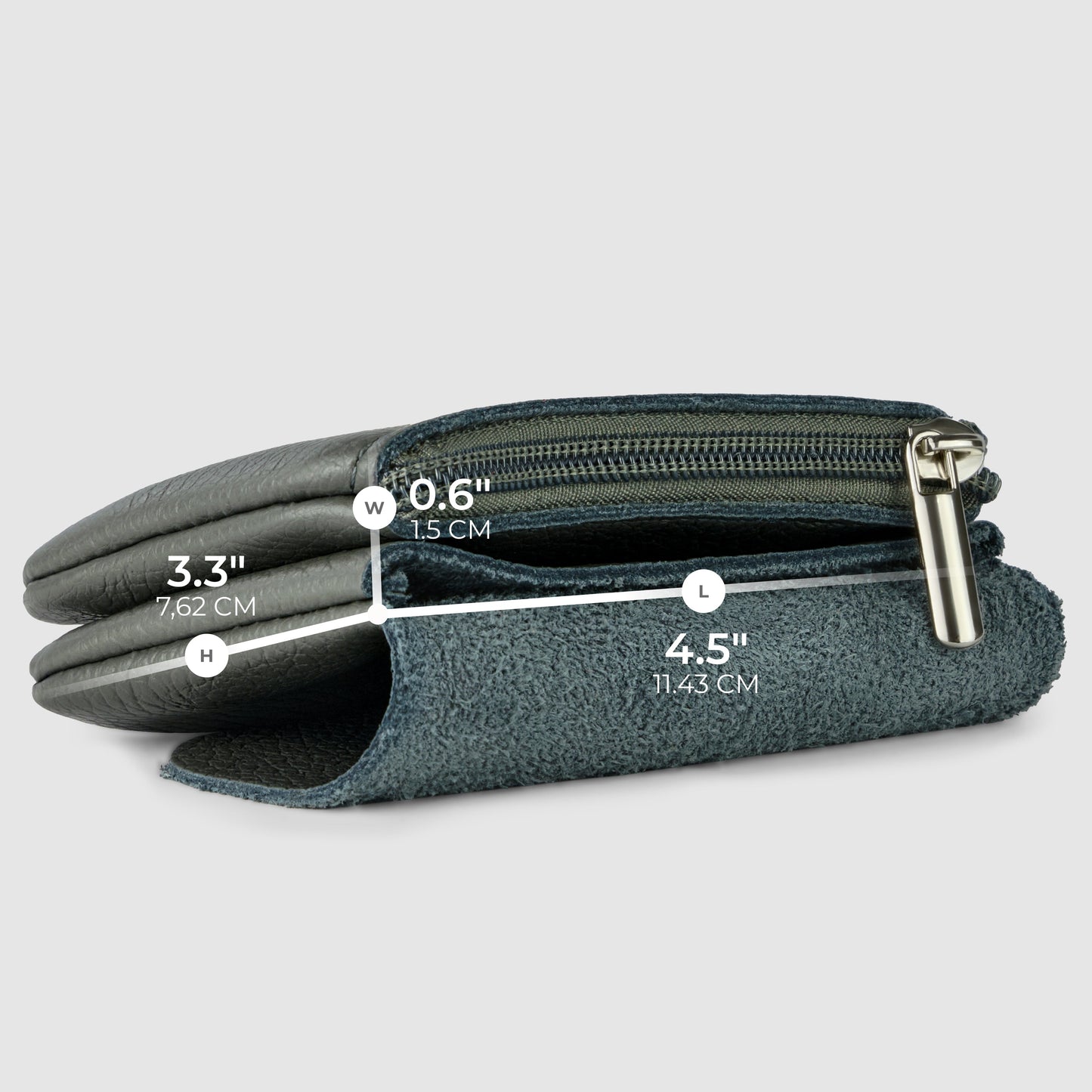 Italian Genuine Calf Leather Wallet 000350 TAKEASY