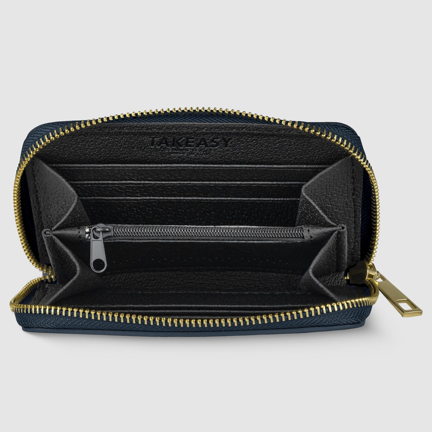 Italian Genuine Calf Leather Wallet 650988 TAKEASY