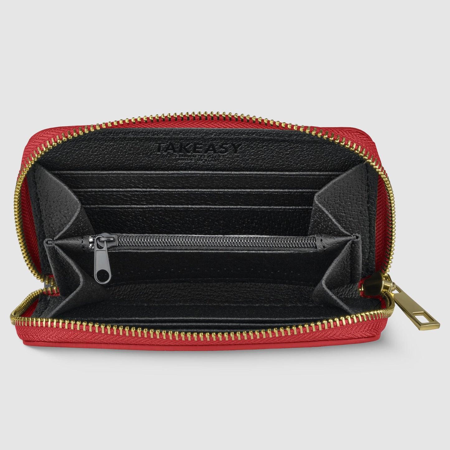 Italian Genuine Calf Leather Wallet 650988 TAKEASY