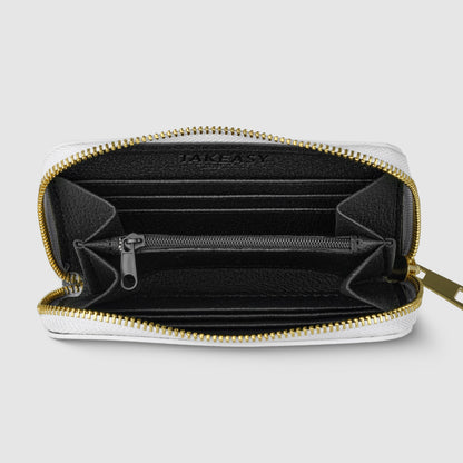 Italian Genuine Calf Leather Wallet 650988 TAKEASY