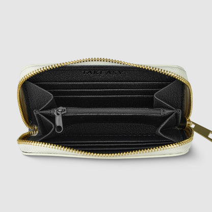 Italian Genuine Calf Leather Wallet 650988 TAKEASY