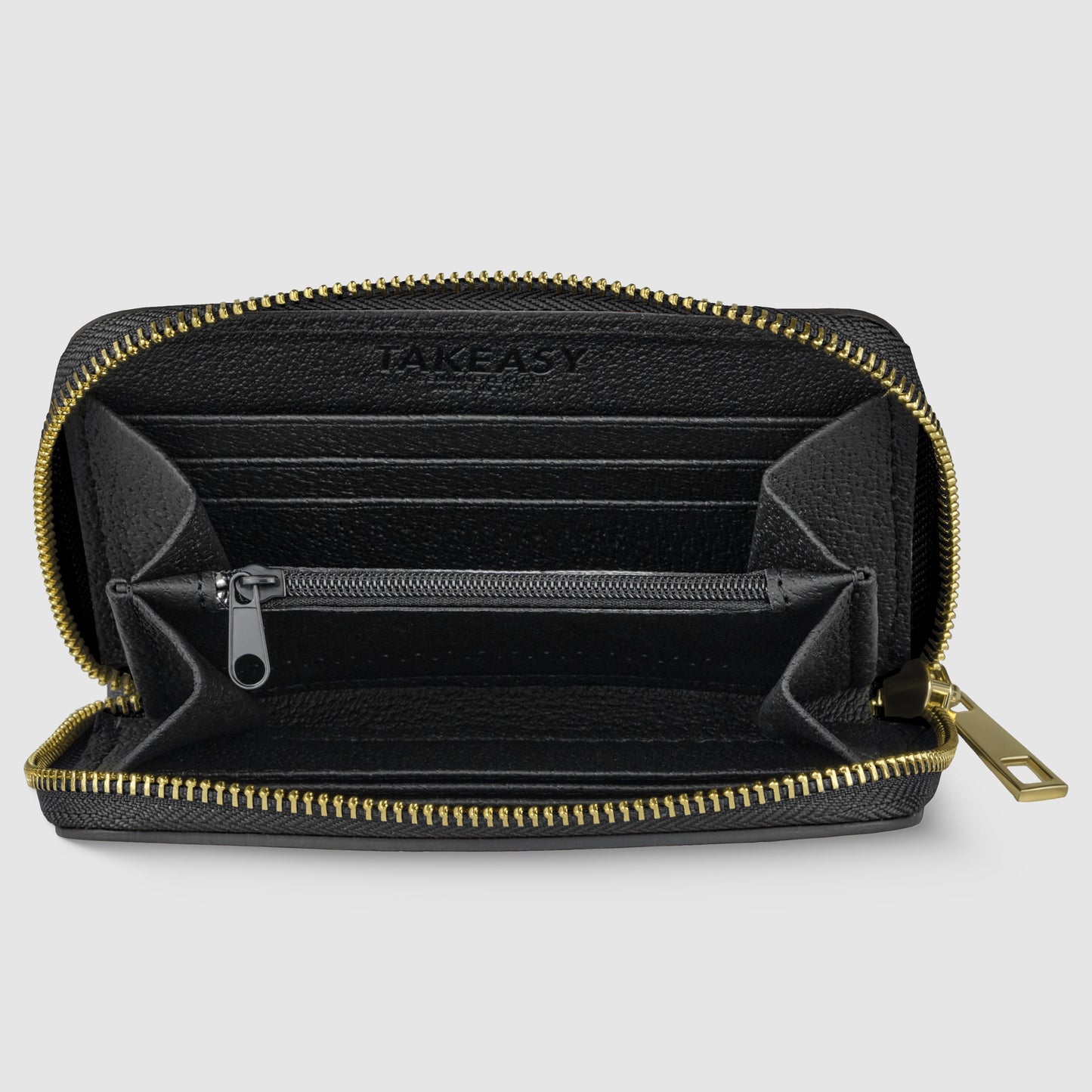 Italian Genuine Calf Leather Wallet 650988 TAKEASY