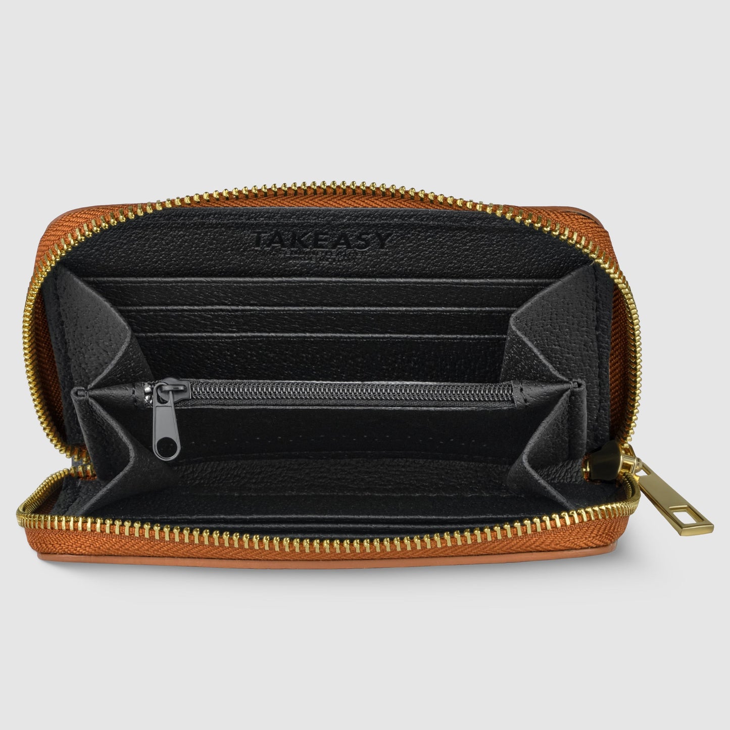 Italian Genuine Calf Leather Wallet 650988 TAKEASY