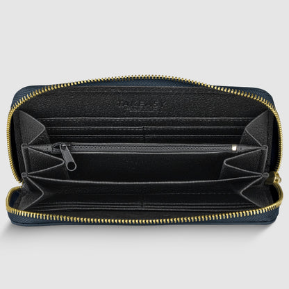 Italian Genuine Calf Leather Wallet 651088 TAKEASY
