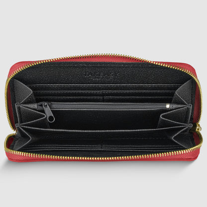 Italian Genuine Calf Leather Wallet 651088 TAKEASY