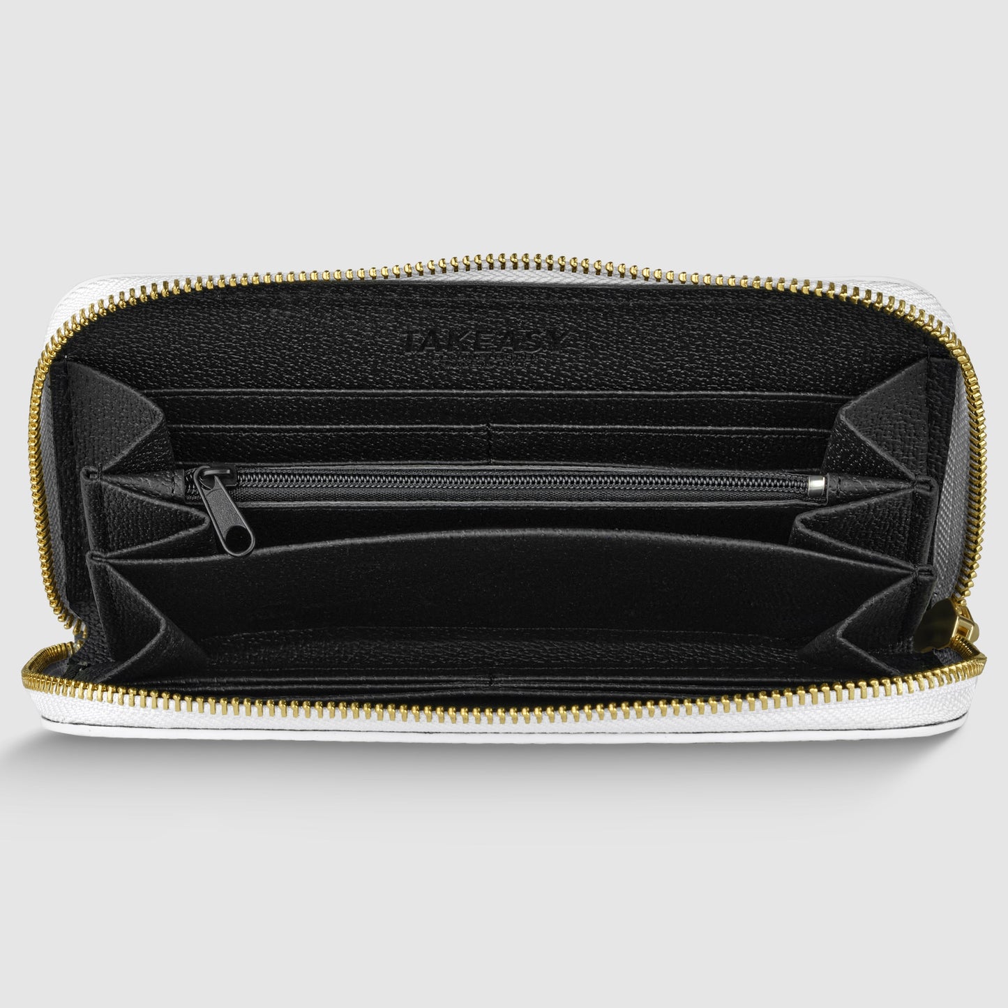 Italian Genuine Calf Leather Wallet 651088 TAKEASY