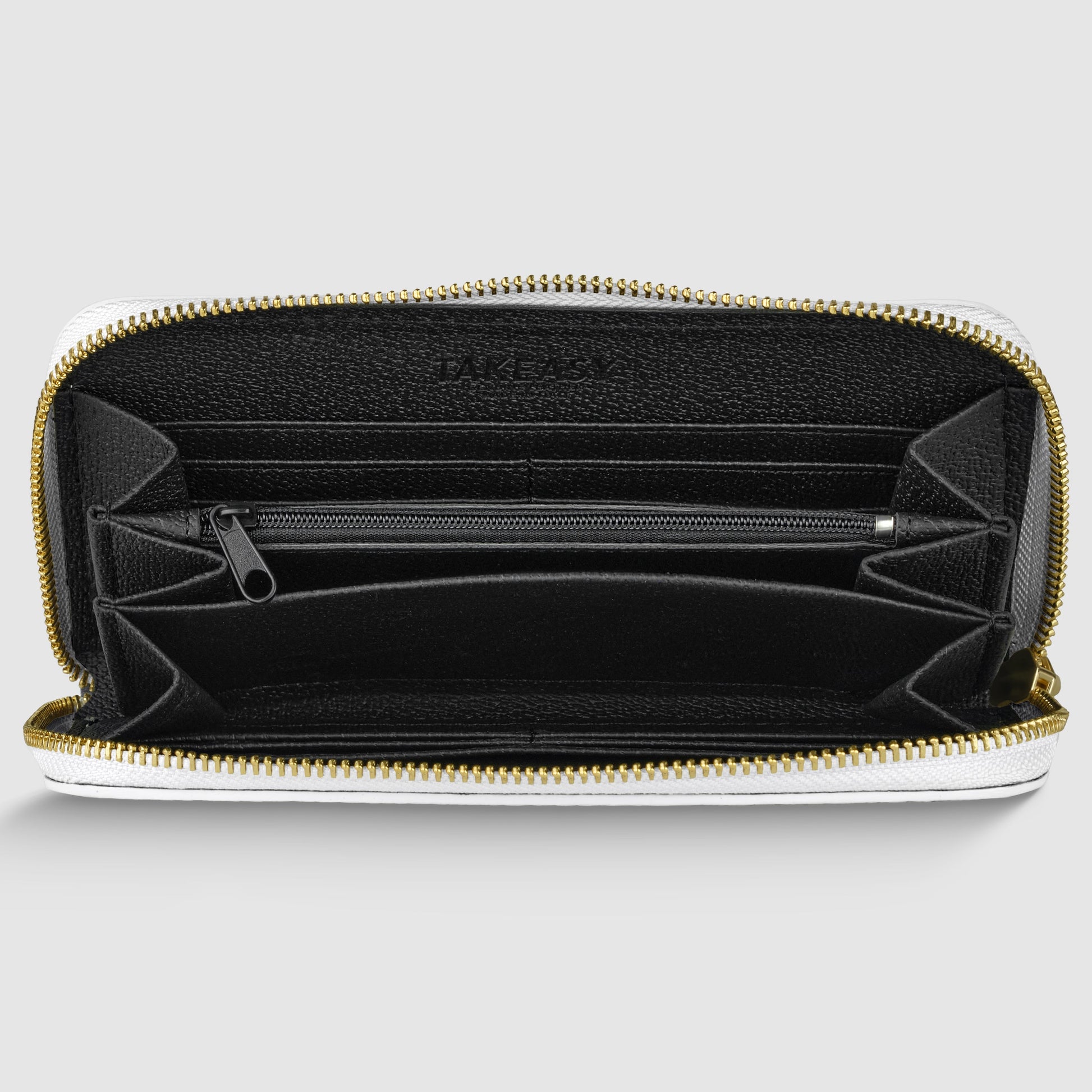 Italian Genuine Calf Leather Wallet 651088 TAKEASY