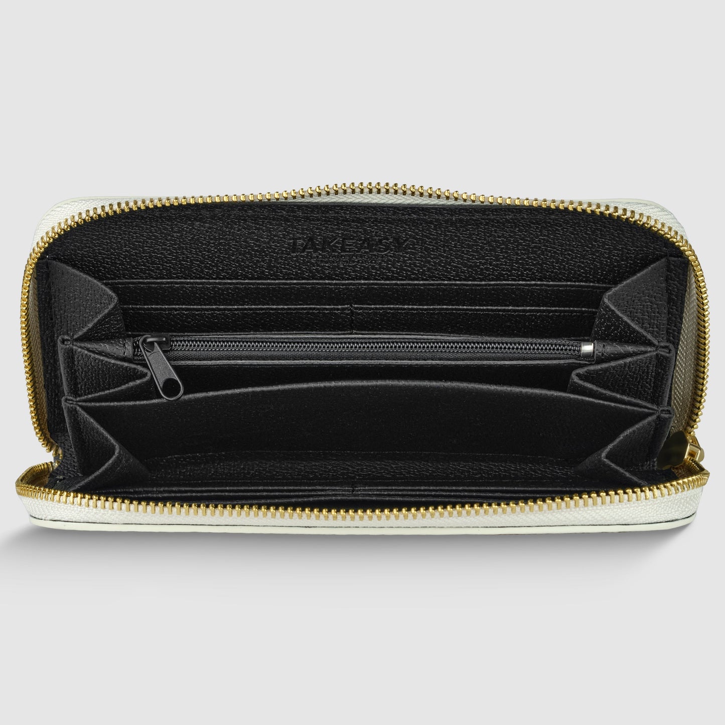 Italian Genuine Calf Leather Wallet 651088 TAKEASY
