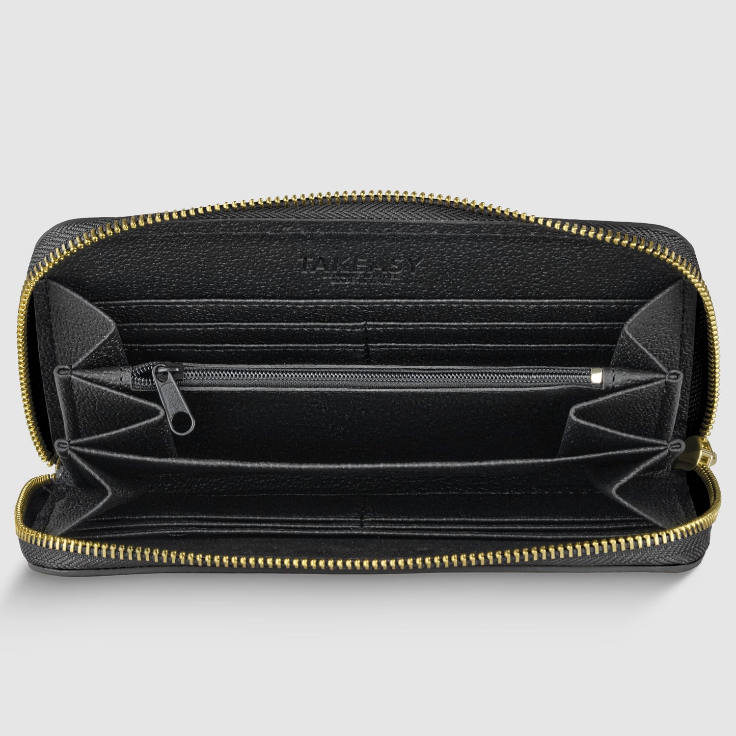 Italian Genuine Calf Leather Wallet 651088 TAKEASY
