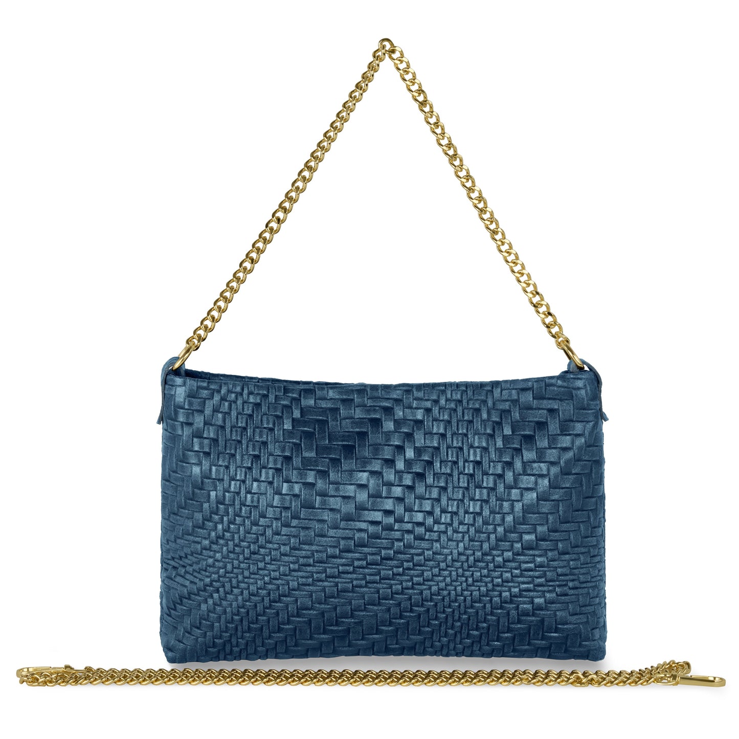 Italian Genuine Grid Suede Crossbody Bag 101315 TAKEASY