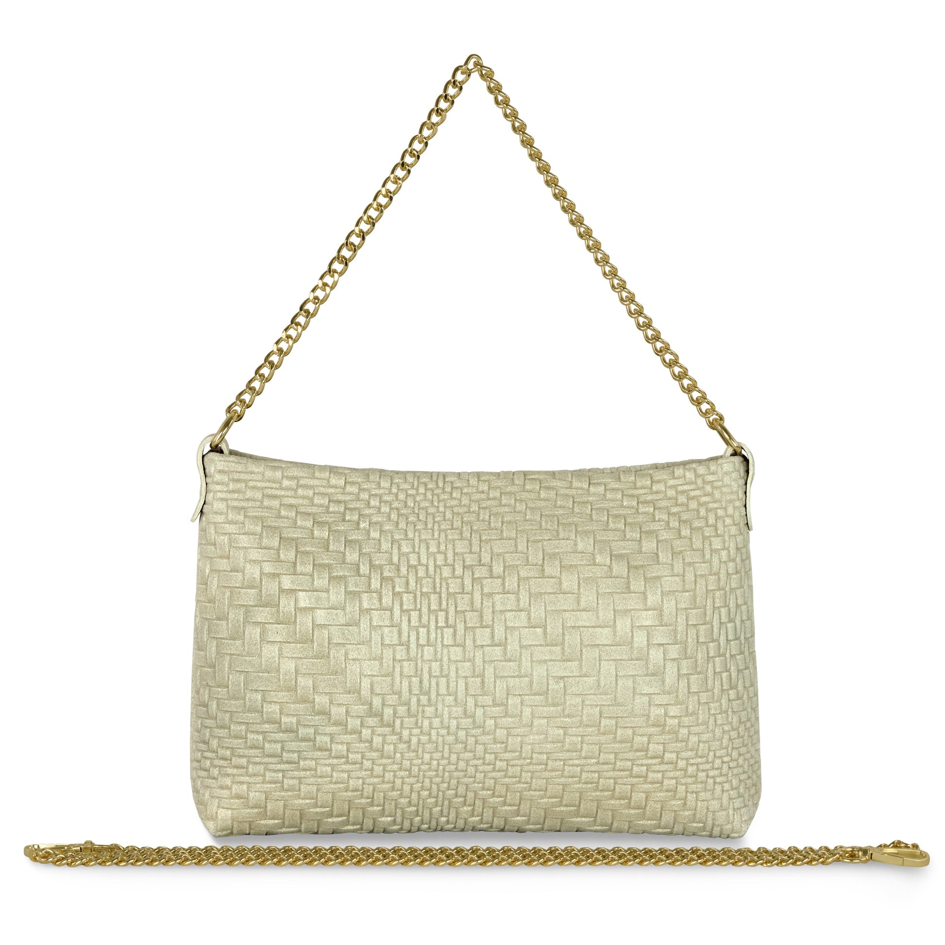 Italian Genuine Grid Suede Crossbody Bag 101315 TAKEASY