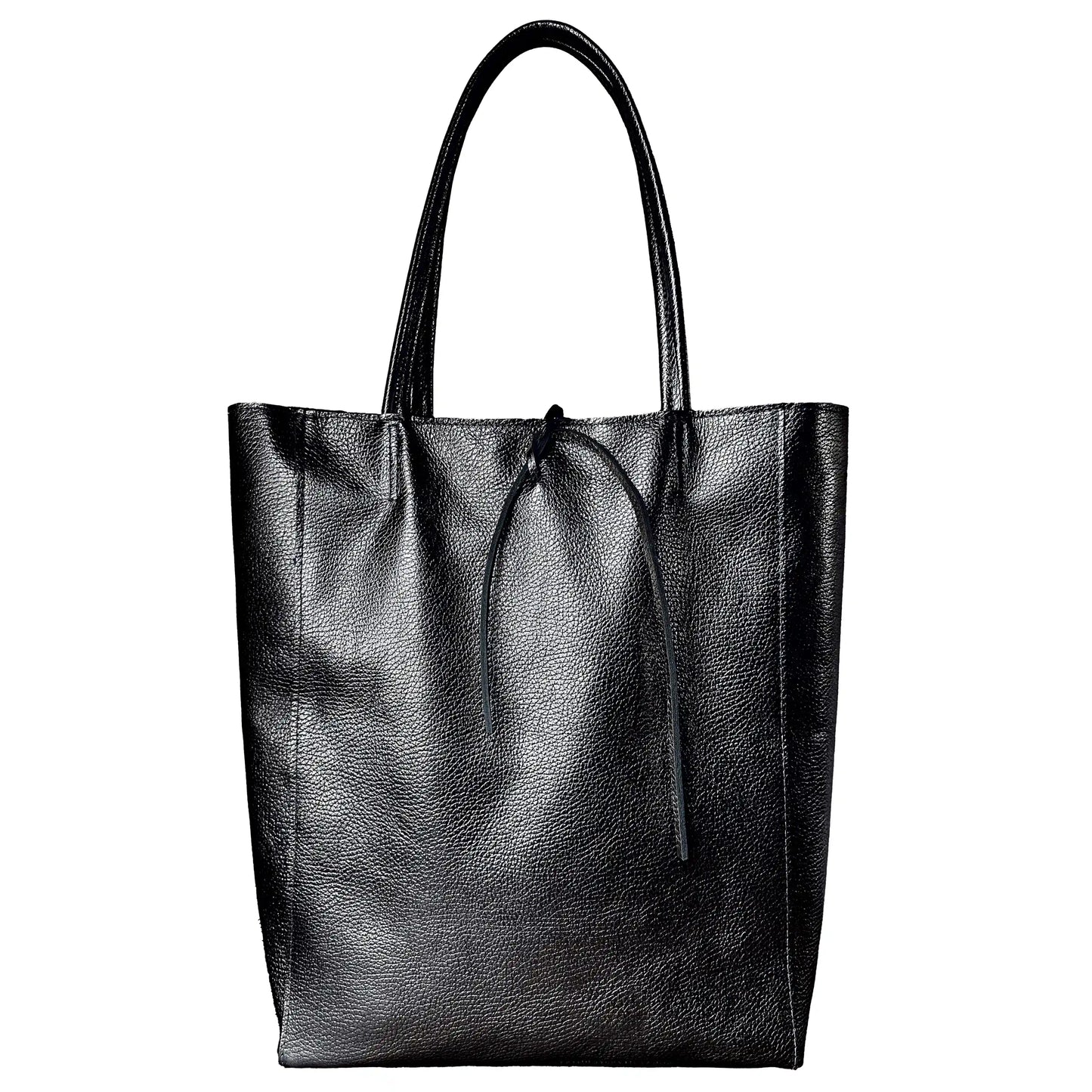 Italian Genuine Metallic Calf Leather Tote Bag 201718 TAKEASY
