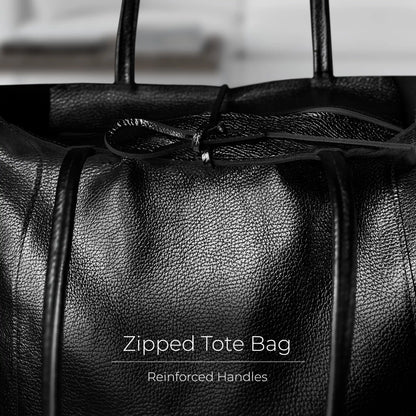 Italian Genuine Metallic Calf Leather Tote Bag 201718 TAKEASY