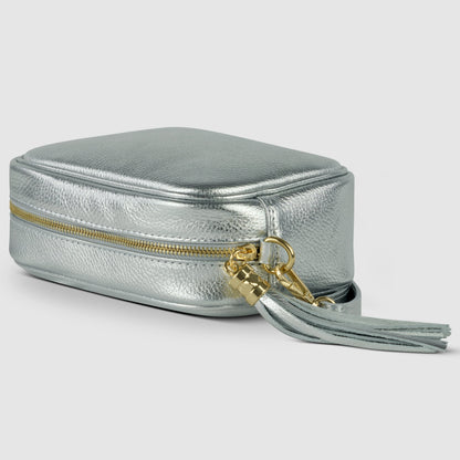 Italian Genuine Metallic Calf Leather Crossbody Bag 231302 TAKEASY