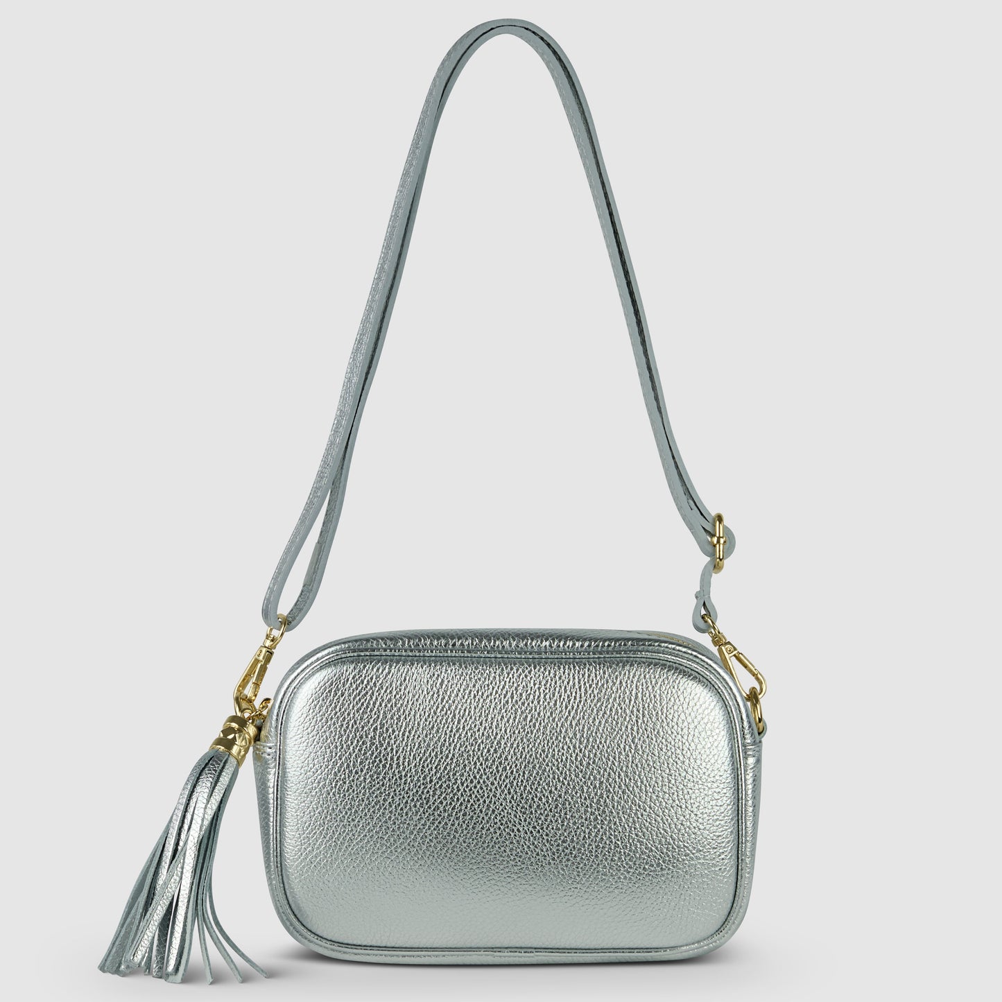 Italian Genuine Metallic Calf Leather Crossbody Bag 231302 TAKEASY
