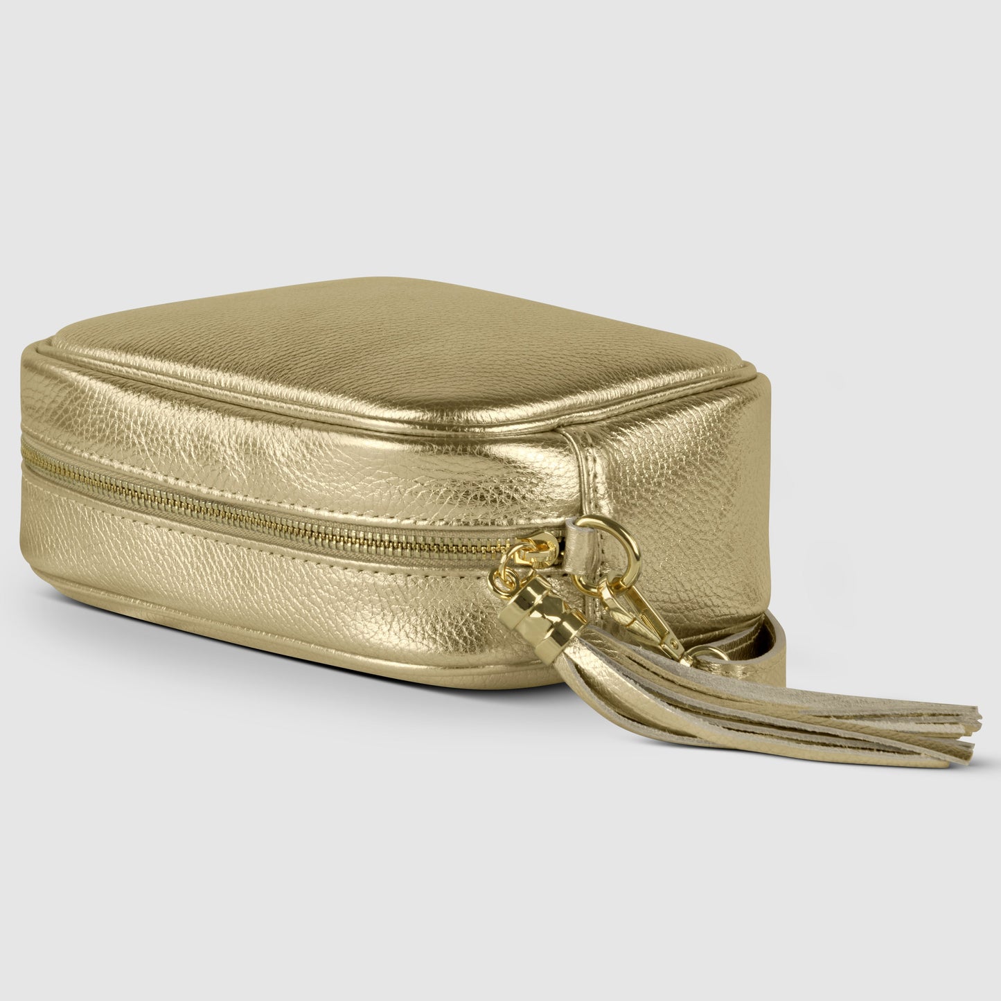 Italian Genuine Metallic Calf Leather Crossbody Bag 231302 TAKEASY