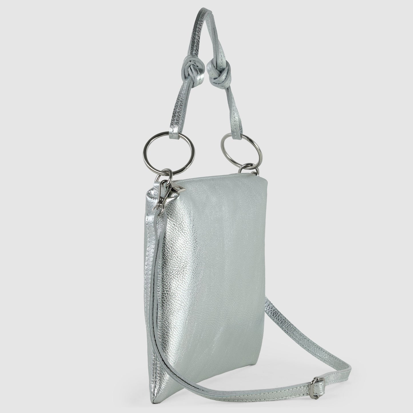 Italian Genuine Metallic Calf Leather Shoulder Bag 171551 TAKEASY