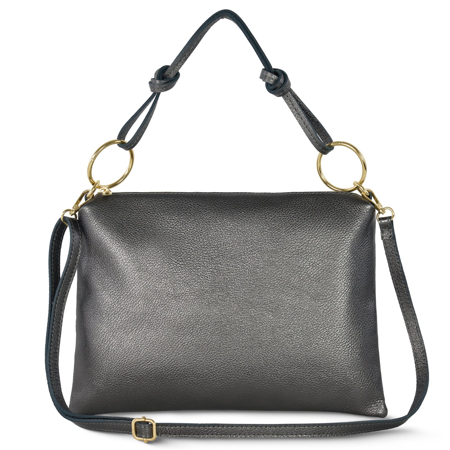 Italian Genuine Metallic Calf Leather Shoulder Bag 171551 TAKEASY
