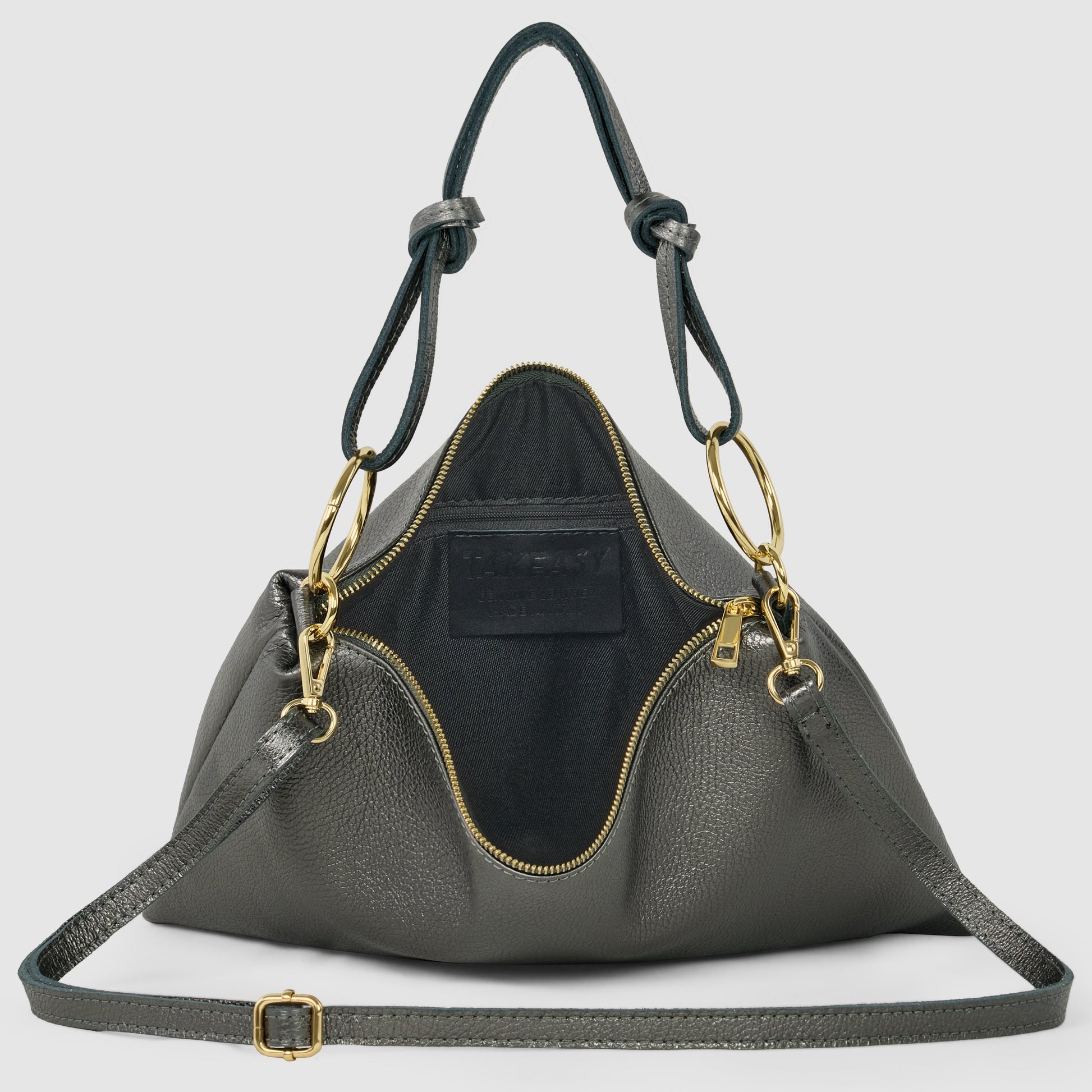 Italian Genuine Metallic Calf Leather Shoulder Bag 171551 TAKEASY