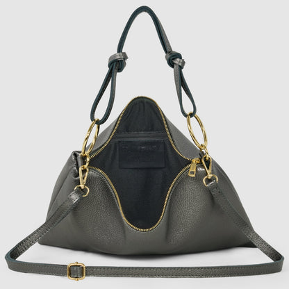 Italian Genuine Metallic Calf Leather Shoulder Bag 171551 TAKEASY