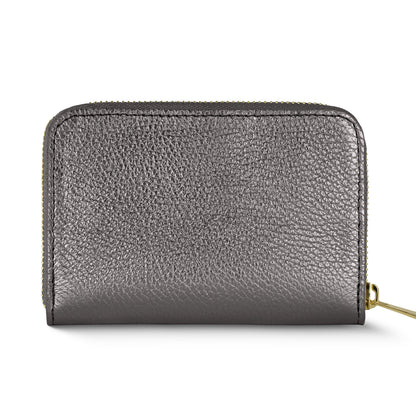 Italian Genuine Metallic Calf Leather Wallet 650988 TAKEASY