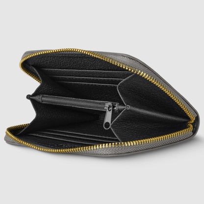 Italian Genuine Metallic Calf Leather Wallet 650988 TAKEASY