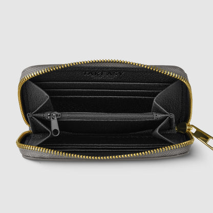 Italian Genuine Metallic Calf Leather Wallet 650988 TAKEASY