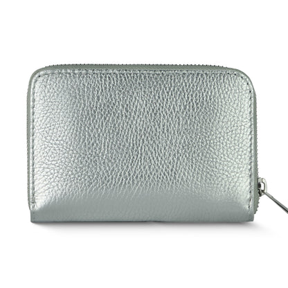 Italian Genuine Metallic Calf Leather Wallet 650988 TAKEASY