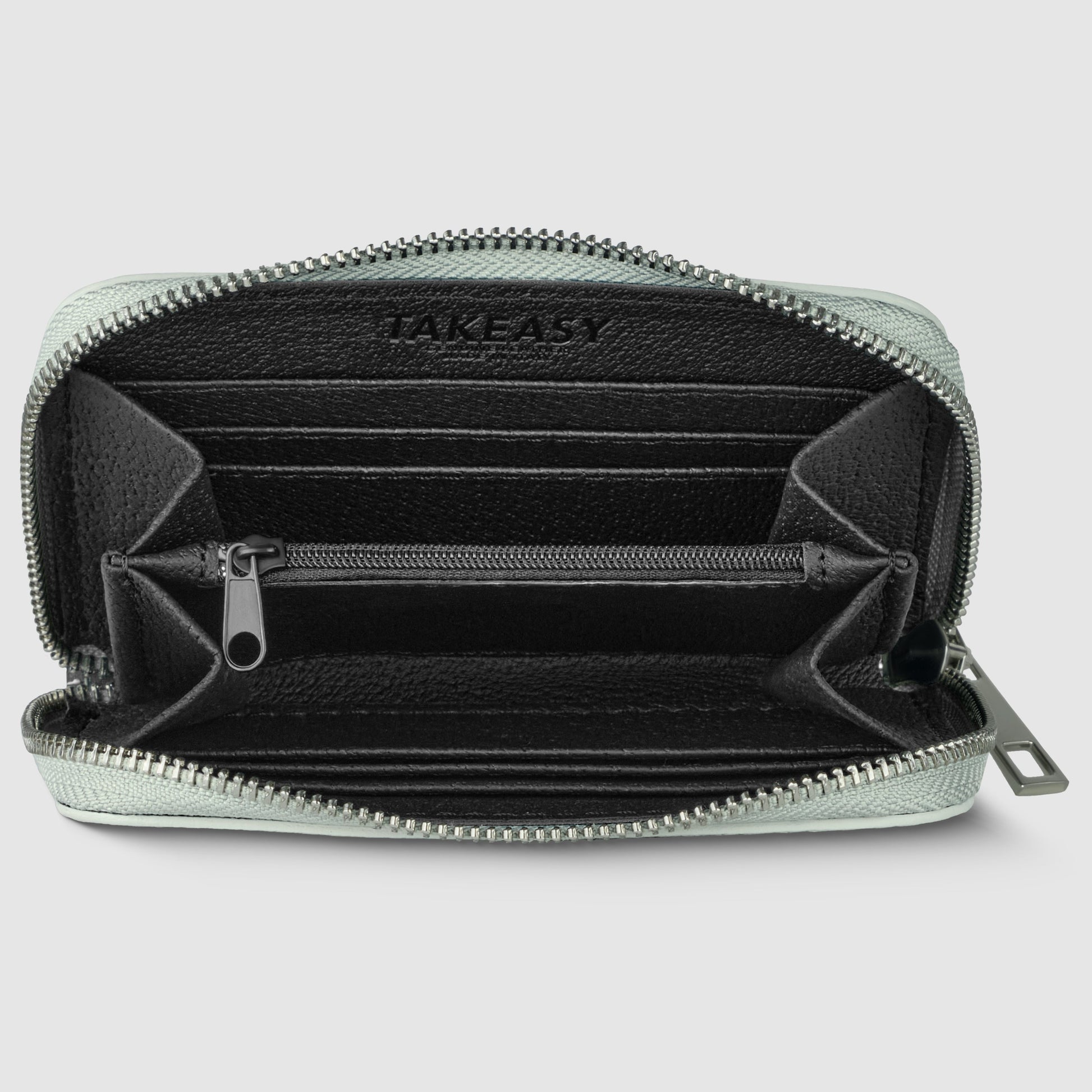 Italian Genuine Metallic Calf Leather Wallet 650988 TAKEASY